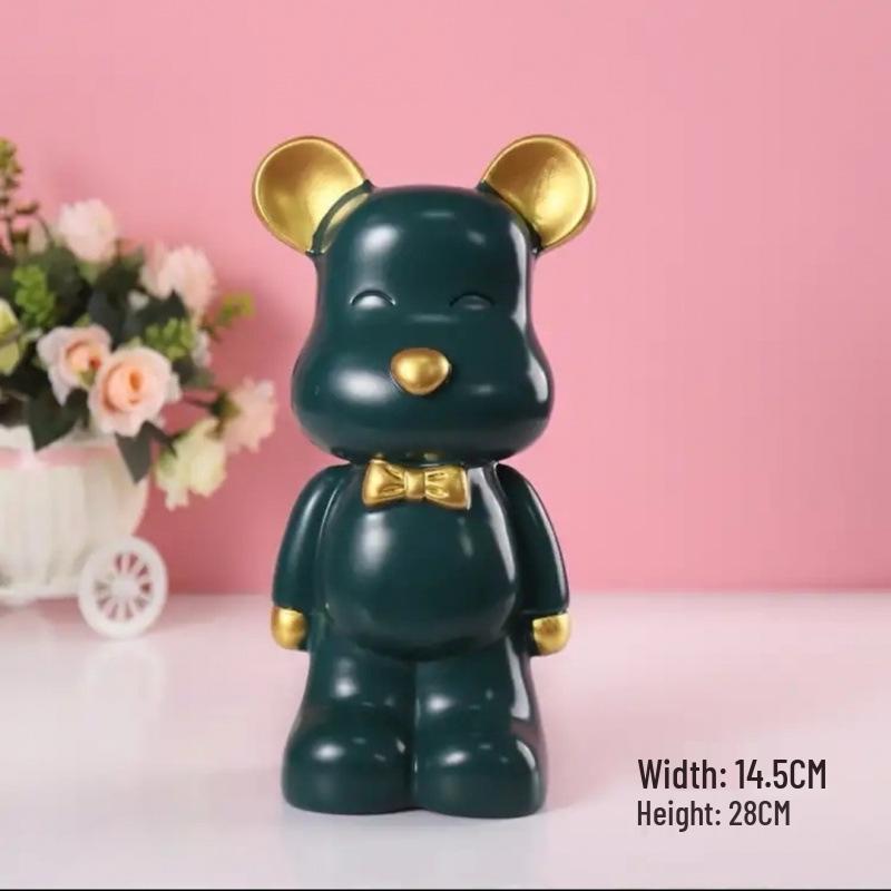 

Modern Minimalist Bear Money Box: Child s Savings & Withdrawal Toy, Trendy Living Room Decor Deposit Only