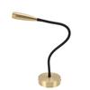 Flexible Gooseneck Wall Mount Lamp 3W 200 Lm Output Wall Mounted Reading Light Aluminum