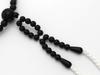 Soka Gakkai Prayer Beads, Black, Cotton Tassel, SGI, Men's
