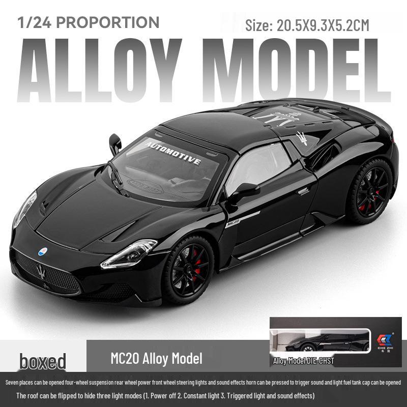 1/24 Rolls-Royce Phantom Alloy Car Model with Sound, Light, and Starry Sky Roof for Kids' Collection and Decoration.