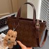 Retro Single Shoulder Oblique Span Commuter Bag Fashionable Women's Bucket Bag Autumn New Niche High-value Handbag