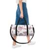 Pink Butterfly Large Capacity Luggage Bag for Boy/Girls Best Gifts 2D Cartoon Travel Duffels for Children Outdoor Fitness Bag