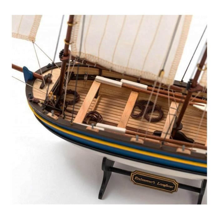 Maquette bateau en bois - ARTESANIA - Canot du Capitaine HMS Endeavour - Echelle 1/50 - Coloris Unique - Adulte