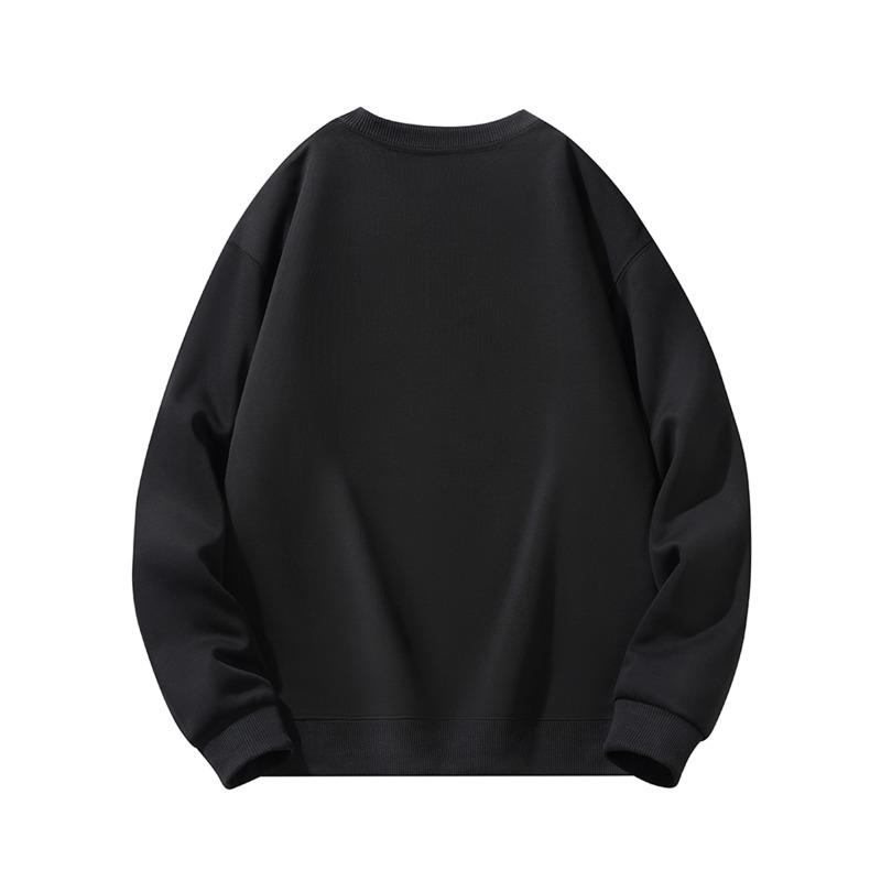 Men's Crew Neck Printed Sweatshirt, Spring/Autumn Loose Fit Casual Pullover, Trendy and Versatile Top for Men
