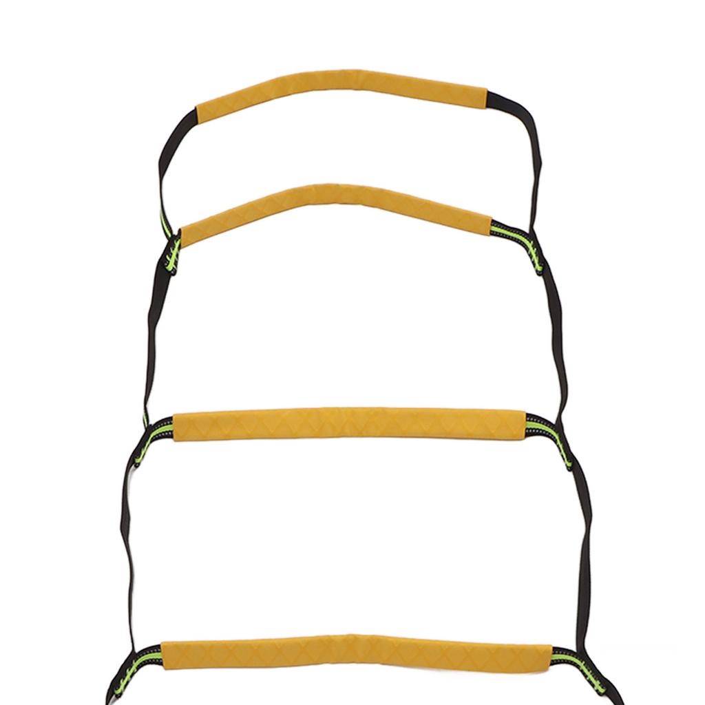 Boat Rope Ladder 4 Steps Foldable Portable Rope Boarding Ladder for Inflatable Boat Kayak Motorboat