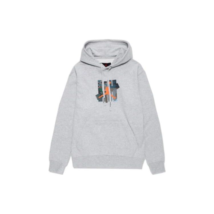 

Худи Air Jordan x UNDEFEATED Strikes Серое меланжевое Мужские топы DX4299-050 L