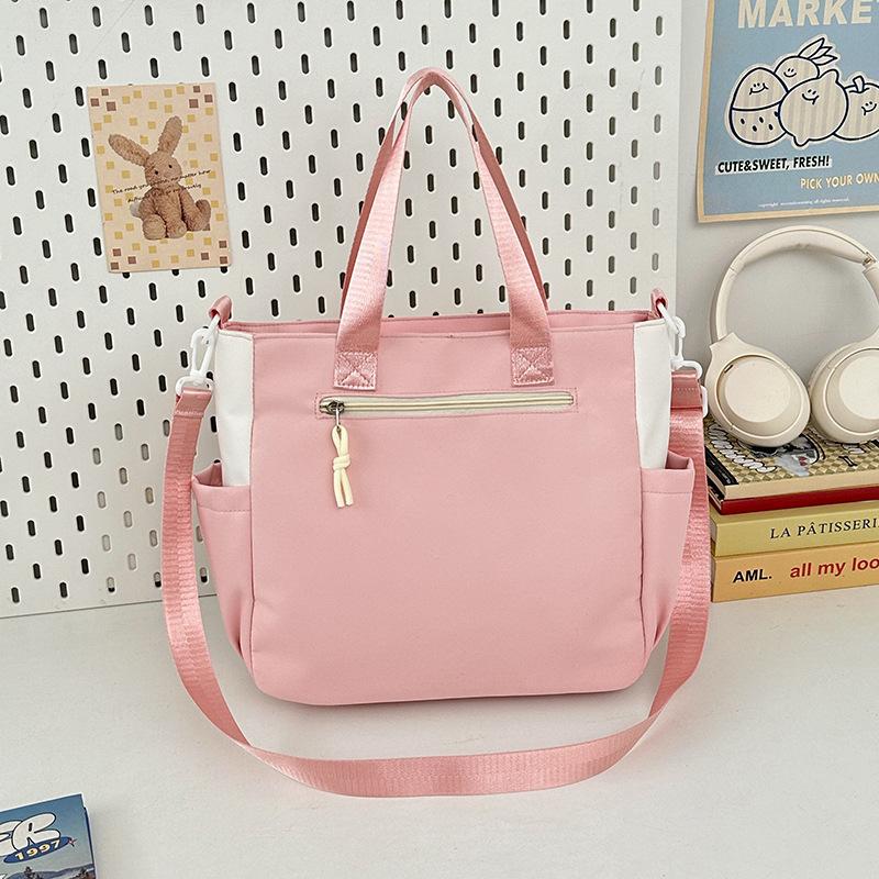 School bag 2025 new large-capacity cartoon multi-compartment high-value school bag Korean version commuting simple make-up bag lightweight backpack