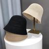Cappello da Donna a Secchiello Estivo Vuoto Sottile Traspirante Cappello da Sole Femminile Cappello Panama da Spiaggia Pieghevole Outdoor Giapponese Lesure Cappello da Pescatore