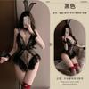 Sexy Lingerie Two-dimensional Bunny Girl Cosplay Sexy Deep V Perspective Suspender Onesie Open File Free