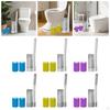 12 Pieces Toilet Brush Set Cleaning Replacement Pad Starter Kit Bowl with