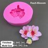 3D Flowers Silicone Molds Lavender Sweet-scented Osmanthus Peach Blossom Cake Fondant Mould Wedding DIY Cake Decorating Tools
