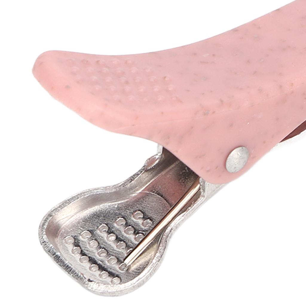 12pcs Salon Hair Clips Set Professional Home Portable Pink Sectioning Hair Clips Styling Tool