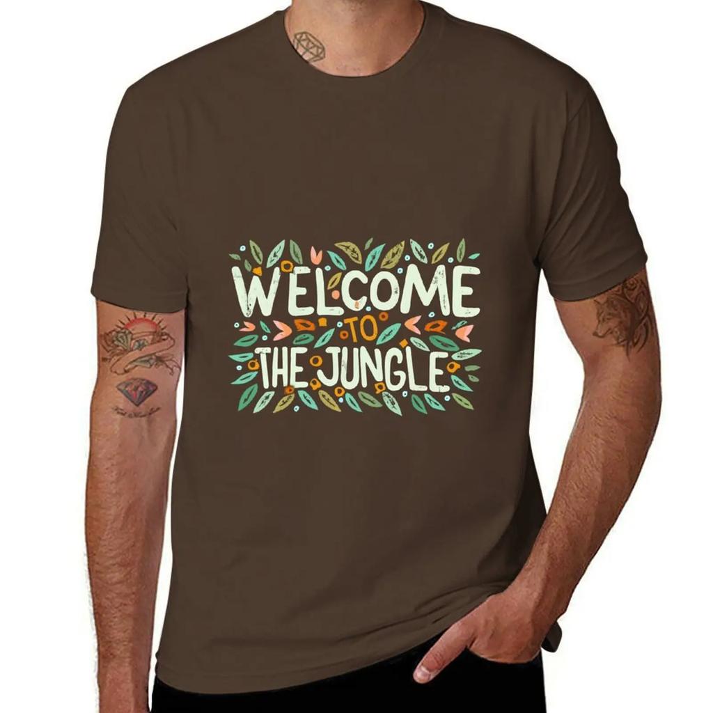 Welcome to the jungle TShirt cheap stuff plus size clothes Blouse big and tall t shirts for men