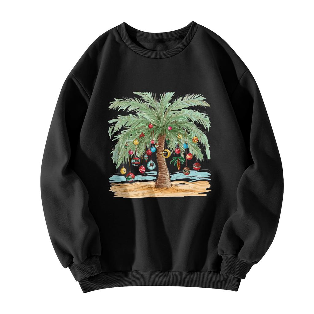 Women  Tops Women's Long Sleeve Sweatshirt Casual Crewneck Loose Fit Pollover Fleece Tops
