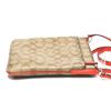COACH Diagonal crossing canvas Signature F35940 Shoulder Bag leather Brown Used