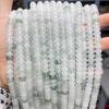 8/10mm Natural Tianshan Jade Old Shape Beads - Ice Jade Stone Apple Beads for DIY Jewelry