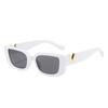 New Sunglasses Metal V Square Fashion Sunglasses Lady Retro Street Po Candy Colored Glasses Ins
