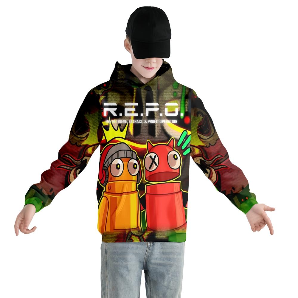 REPO Spiel Hoodie Harajuku Herbst Pullover Mode Unisex Langarm Casual Streetwear Lose Outdoor Kleidung