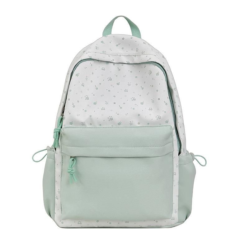Schoolbag new Japanese ins wind backpack women's fresh and sweet girl schoolbag middle school student light commuter backpack