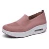 Women Flat Sneakers Comfy Light Thick Sole Breathable Mesh Female Shoes Slip-On Durable Spring Stylish Trend Leisure Flats 2025