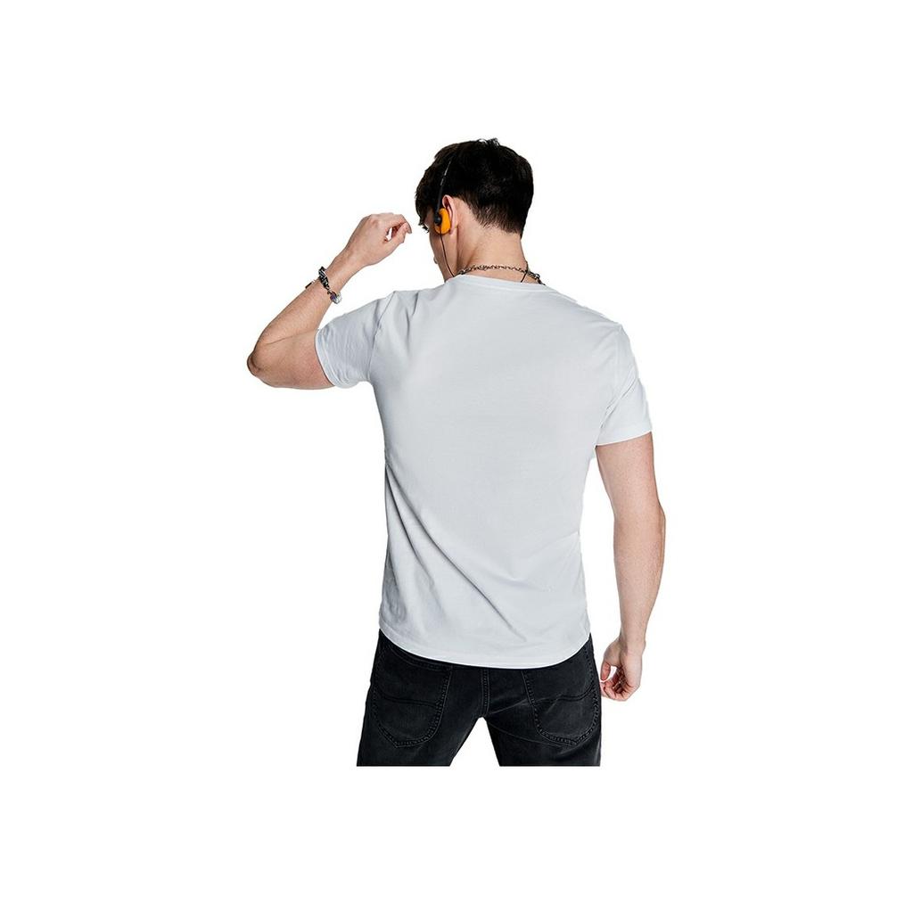 Lee SS23 Solid Slim Fit Pocket Crew Neck T-Shirt Men tops White LMT0045313RX00FK14000
