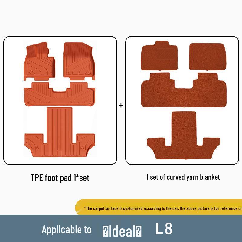 Lixiang L8 Custom TPE Car Floor and Trunk Mats