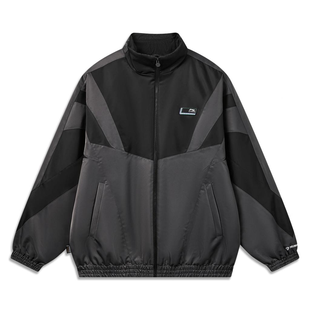 Li Ning SS26 Warm Short Color Block Stand Collar Cotton Jacket Men Jackets AJMW171-1