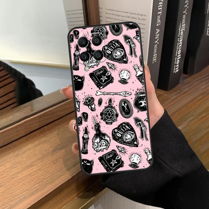Witchcraft Occult Pentagram Case For Samsung Galaxy M56 M06 M16 M36 M52 M32 M12 M54 M34 M14 M35 M55 M15 M11 M31 M13 M53