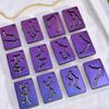 Astrological Silicone Mold For Handcrafted Necklace Charm Heat Resistant Zodiacs Charm Keychain Pendant Mould