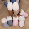 Couple Shoes, Warm Shoes, Thick Shoes, Indoor Shoes, Half Pack Heels, Cotton Slippers, Casual Shoes