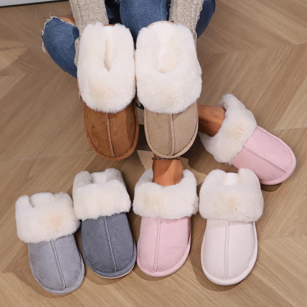 Couple Shoes, Warm Shoes, Thick Shoes, Indoor Shoes, Half Pack Heels, Cotton Slippers, Casual Shoes