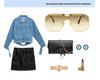 Trendy Metal Rivet Frameless Sunglasses for Men & Women