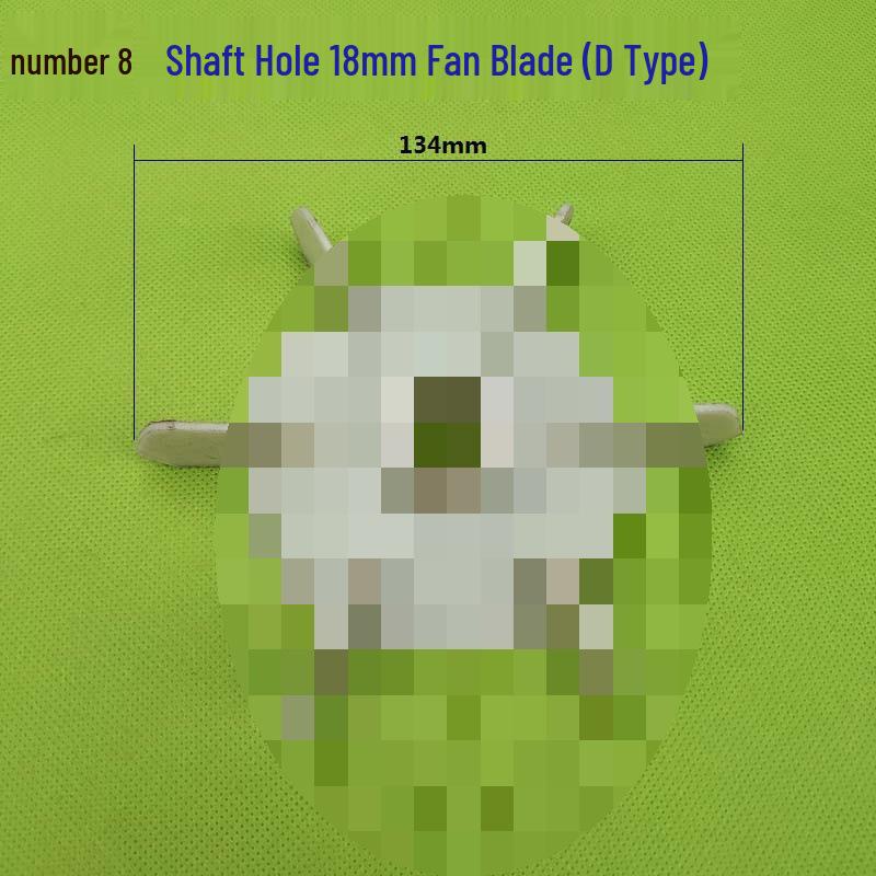 Plastic Cooling Fan Blade for 220V/380V Electric Motor and Booster Pump