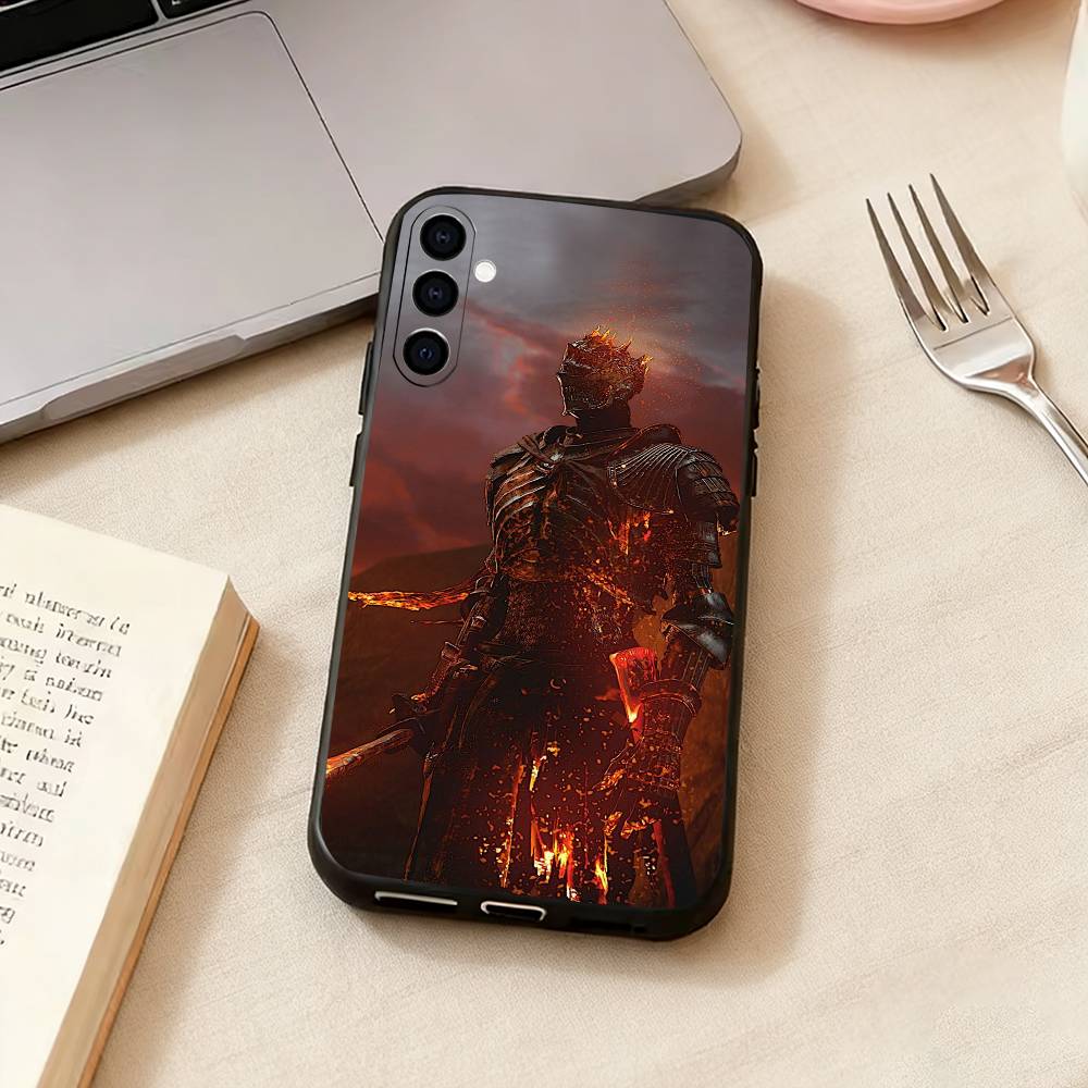 D-Dark Souls-u Game Phone Case For Samsung Galaxy A73,A72,A71,A70,A53,A52,A51,Soft Silicone Black Cover