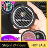 Car Stickers For Alfa Romeo Car Water Cup Pad Drink Holder Mat Decoration Accessories For Alfa Romeo Giulia 147 Mito 156 159 166