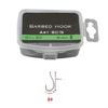 50Pcs Barbed Fishings Hook Eyed Fishes Hook Rustproof Carp Fishings Hook