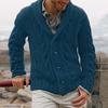 Men Sweater Jacket Cotton Blend Button Closure Long Sleeve Fashion Cardigan Sweater