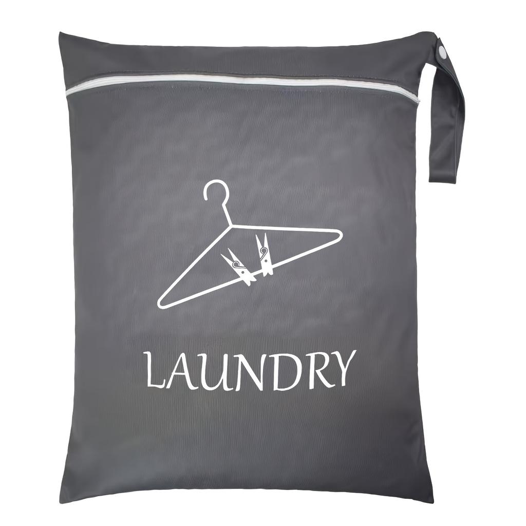 1pc Laundry Bag, Large Travel Bag, Sports Yoga And Fitness Bag, Suitable for Travel, Dry And Wet, Gym, University Dormitory