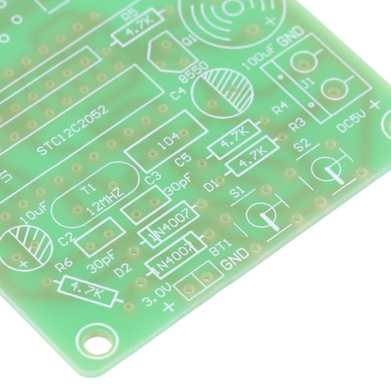 4-Digit Electronic Clock Microcontroller Digital Clock 4-Digit Clock Diy Kit Parts