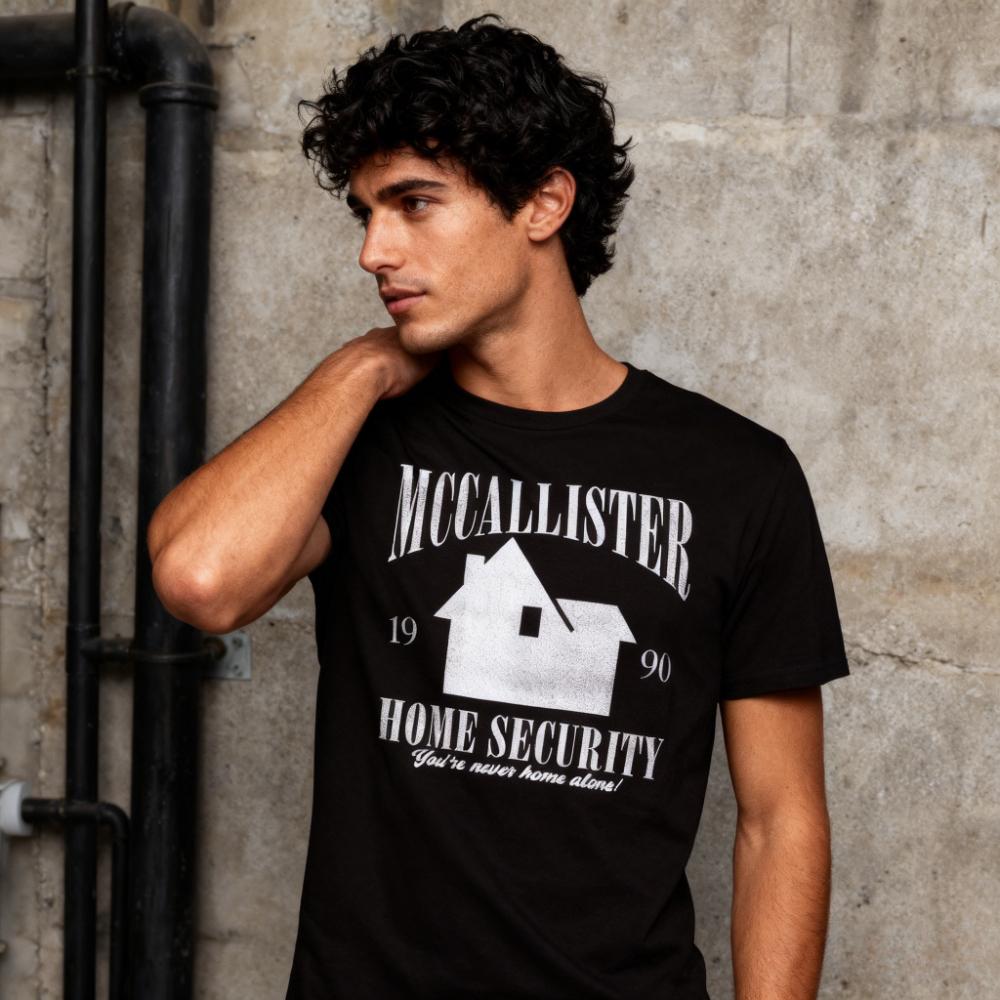 McCallister Home Security Tshirt Funny Retro 1990 Christmas Shirt Holiday Unisex Tshirt Men Women Casual Christmas Cotton Tops