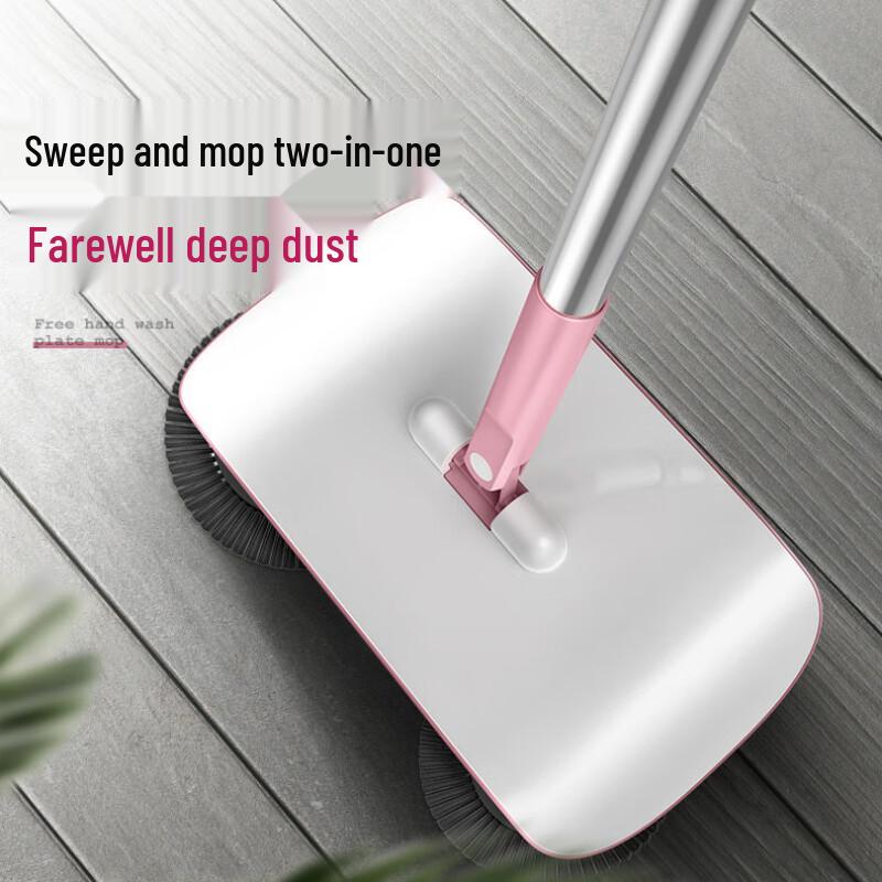 Yixi Hand-Push 2-in-1 Sweeper