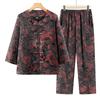 Elegant Floral Print Two-Piece Outfit for Women