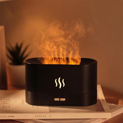Realistic Flame Air Humidifier Essential Oil Fragrance Diffuser Aromatherapy Sprayer For Sports Yoga Spa