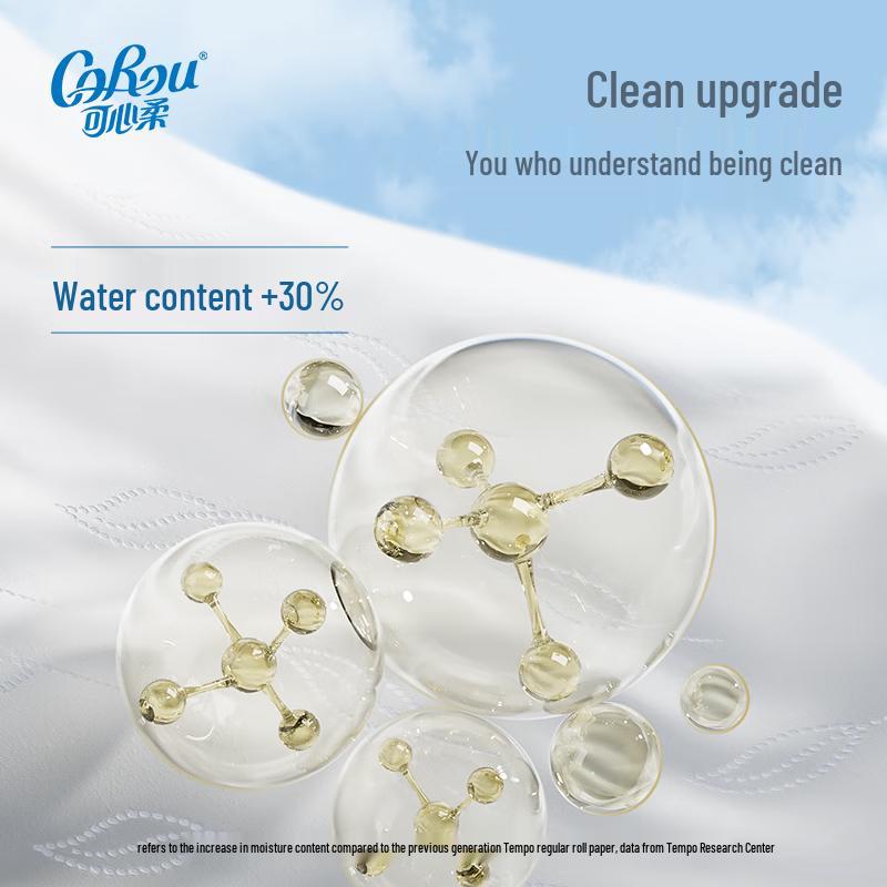 COROU 4-Ply Lotion Infused Toilet Paper Rolls
