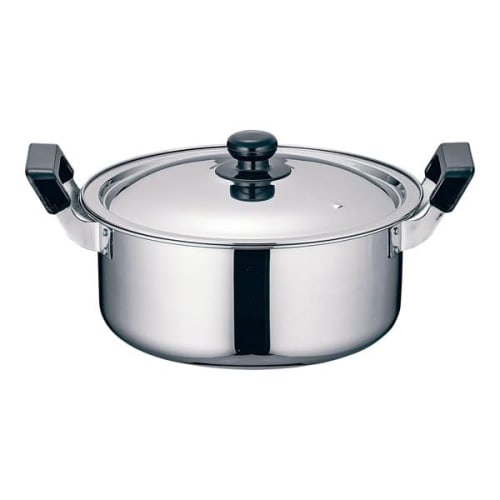 Murano TKG Stainless Steel Practical Pot with Plastic Handle, 22cm