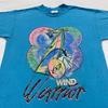 Vintage 80s WIND WARRIOR WIND SURF T-Shirt LARGE Single Stitch Beach 90s