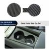 Soft Carbon Fiber Console Cup Holder Trim Mat Sticker For Chevy Camaro 2012-2015