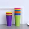 TOYMYTOY Reusable Heat-Resistant Plastic Cups (301-400ml), Perfect for Kindergarten, Daycare, and Party Supplies, 12-Piece Set, Random Colors