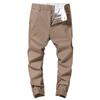 Korean Style Casual Pants for Men In Spring and Summer Solid Color Trousers Slim and Straight Feet Casual Youth Nine-point Pants