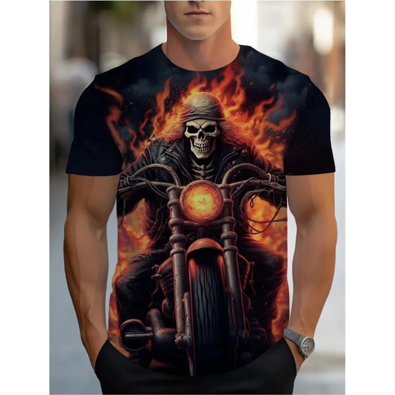 Trend Vintage Men Ancient Egyptian Mummy Print T-shirt Hieroglyphics Casual Short Sleeve Tops Hip-hop Style Man Streetwear XXS